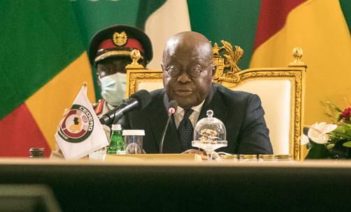 President Akufo-Addo addressing the 59th Ordinary Session of ECOWAS in Accra