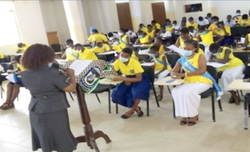 Very Rev. Mrs Jane D. Dor, the Diocesan Secretary, addressing the participants