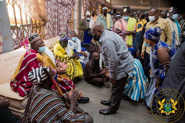 Thanks for giving me first-class Vice President - President Akufo-Addo to North East Region