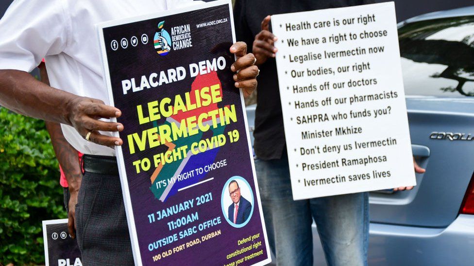 Some South Africans have been demanding the authorities allow Ivermectin to be used