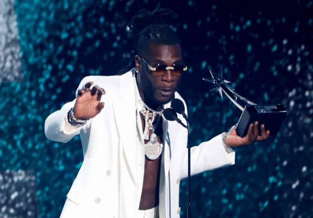 Nigerian music star Burna Boy is this year’s winner of the Best International Act at the BET Awards.