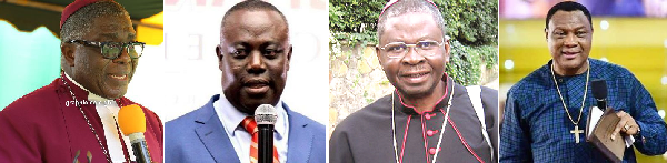 The Most Rev. Dr Paul Kwabena Boafo — Presiding Bishop of the Methodist Church, Ghana,  Rev. Prof. Paul Frimpong-Manso — General Superintendent of the Assemblies of God Church, The Most Rev. Philip Naameh —  President of the Ghana Catholic Bishops Conference and  Rev. Sam Korankye Ankrah — Apostle General of the Royal House Chapel 