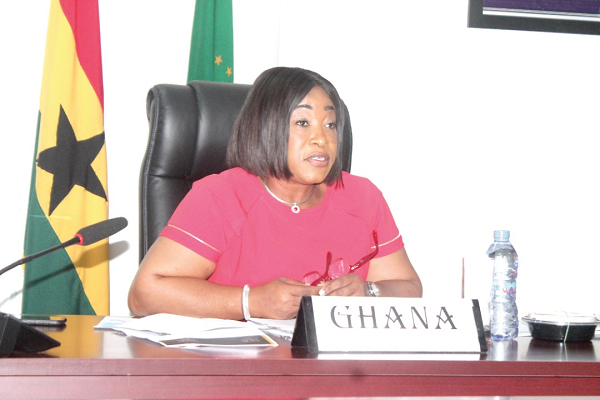  Ms Shirley Ayorkor Botchwey, the Minister of Foreign Affairs and Regional Integration
