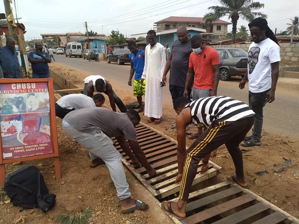 Madina: Private company constructs culvert for residents
