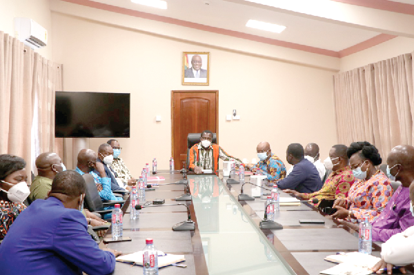 Regional ministers pay courtesy call on Education Minister