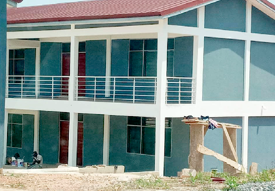 A completed project at the Archbishop Porter Girls SHS in Takoradi
