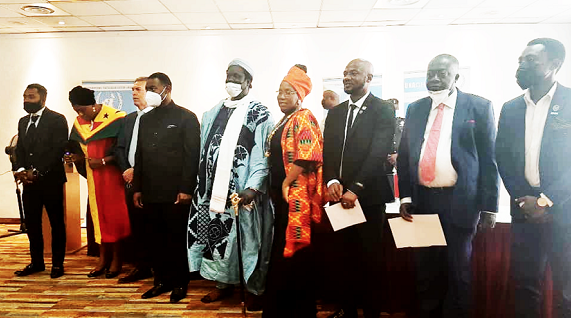 The new executive members of the United Nations Youth Association