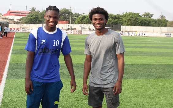 Rodney Appiah (left) and Jacob Kingston are both keen on impressing on the local scene