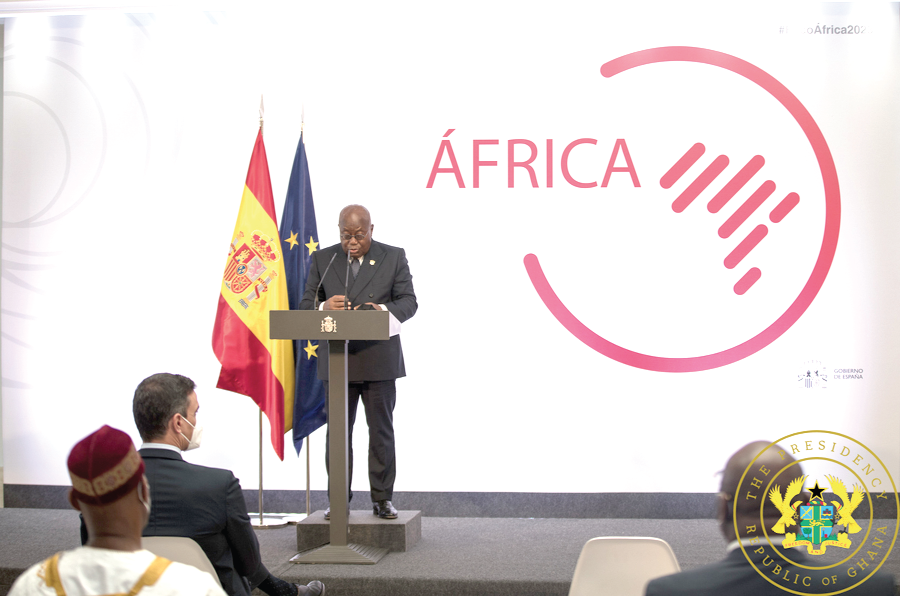  President Akufo-Addo addressing the conference