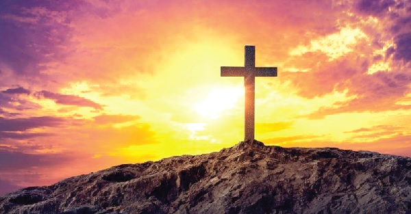 The Christian faith is represented by the cross, which is a symbol of Easter. 