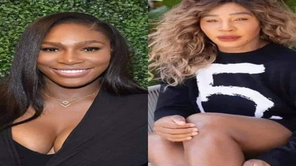 Before and After picture of Serena Williams