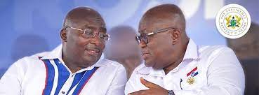 President Nana Addo Dankwa Akufo-Addo, Right, and Vice President Dr. Mahamudu Bawumia