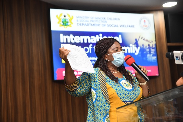 Dr Mrs Asare, speaking at the function