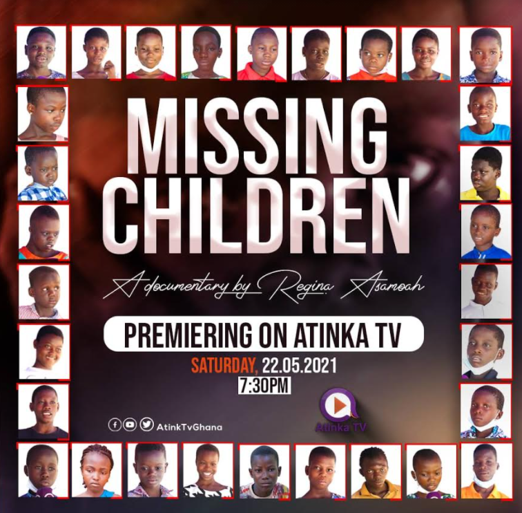 Documentary on Missing Children premiers May 22 on Atinka TV