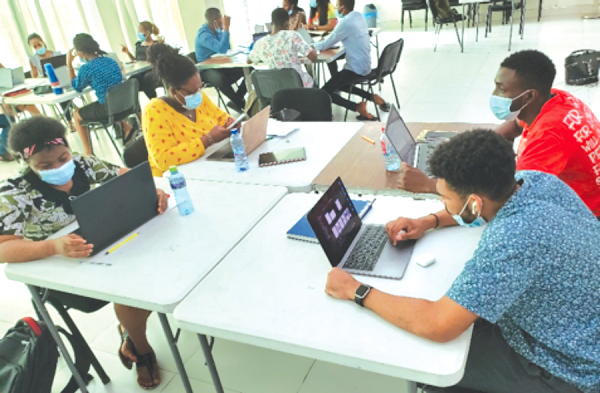 ACM students reflect after a teaching session