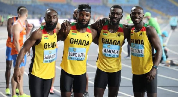 Ghana's 4x100 men's relay team