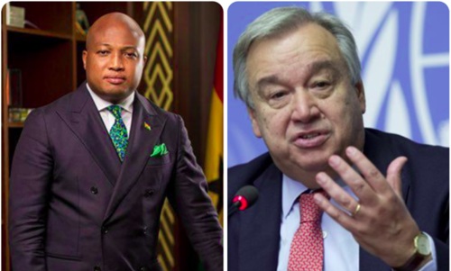 Samuel Okudzeto Ablakwa, the Minister of Foreign Affairs - António Guterres, the UN Secretary-General