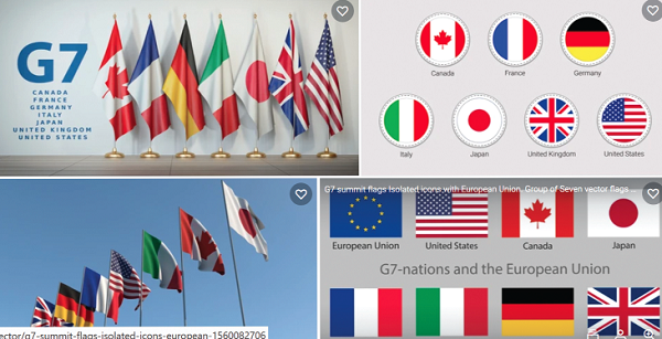 Member countries of the G7