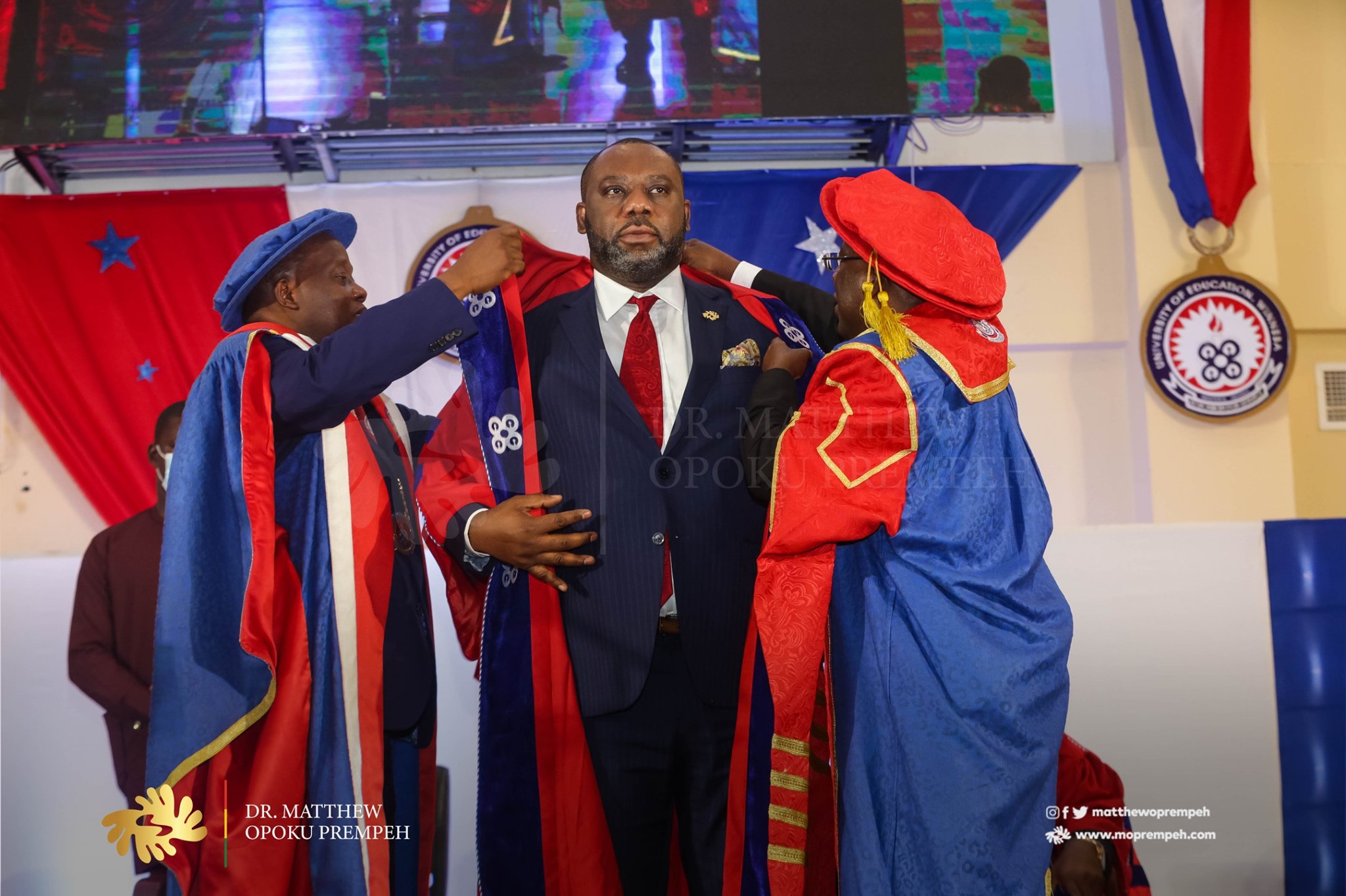 UEW confers doctorate degrees on Oquaye, Opoku Prempeh