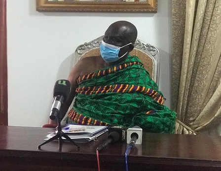 The Omanhene of Manso Nkwanta in the Amansie West District of the Ashanti region, Nana Bi Kusi Appiah II