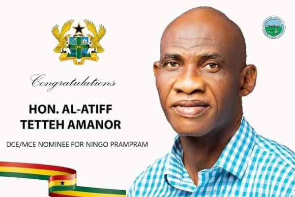 Mr Al-Latif Tetteh Amanor - DCE of Ningo-Prampram District Assembly