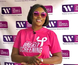 Lawyer/entertainment personality Sandra Ankobiah holds breast cancer screening for market women