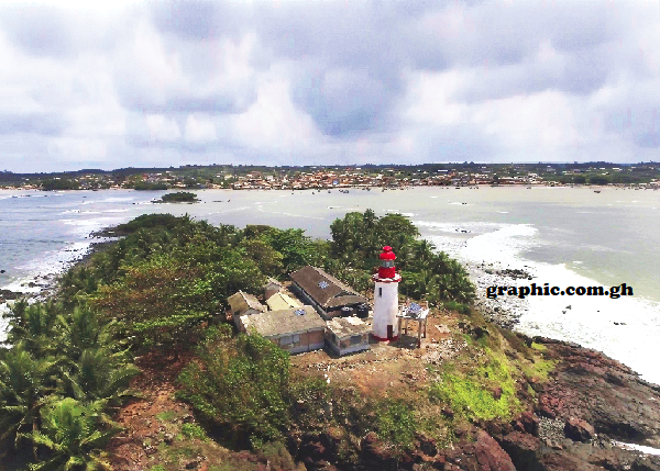 Axim Lighthouse: ‘Bebo Arezi’ Island