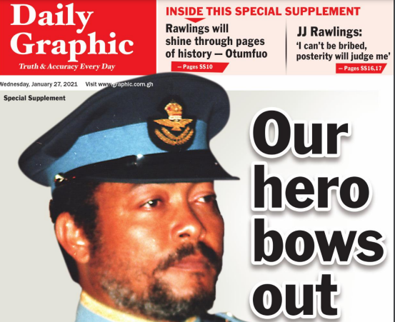 Rawlings: Our Hero bows out - Graphic Supplement Jan. 27, 2021