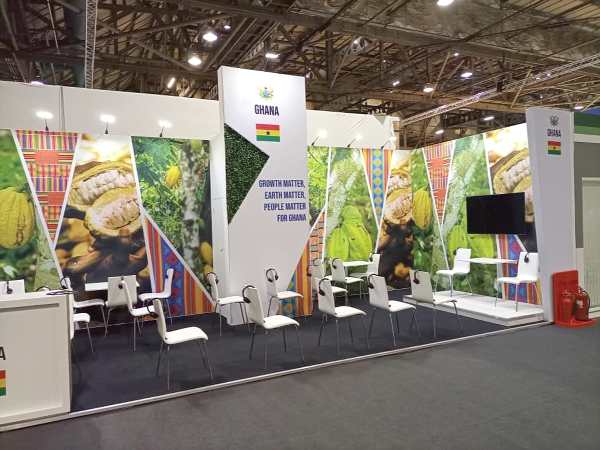 The Ghana Pavilion at COP 26 in Glasgow, Scotland