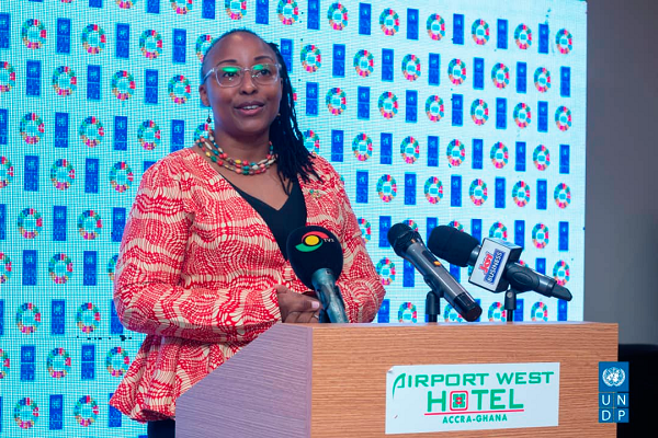 Ms Angela Lusigi - Resident Representative, UNDP in Ghana.