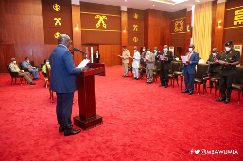 Vice President Bawumia inaugurating the new board