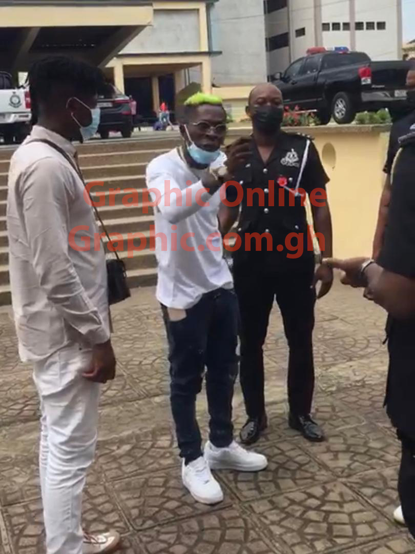 Shatta Wale breaks protocol at meeting with IGP and angrily storms out
