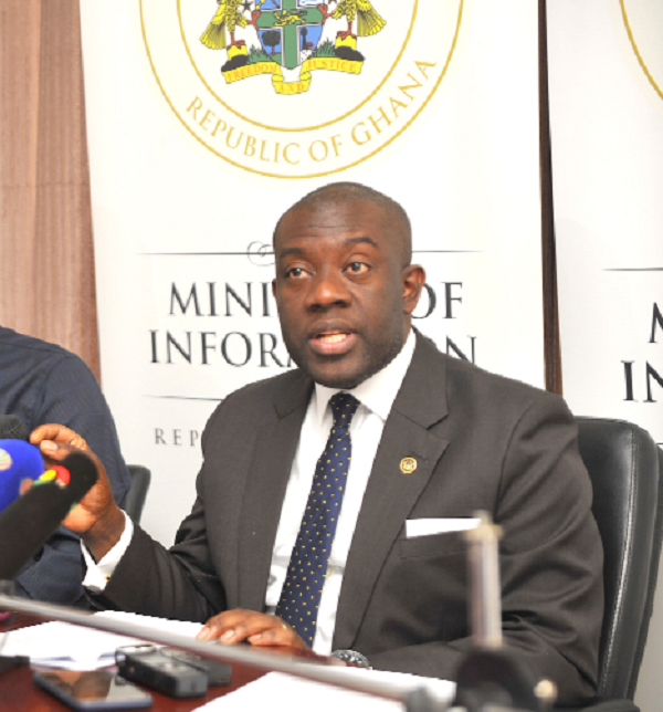 Mr Kojo Oppong Nkrumah - Minister of Information