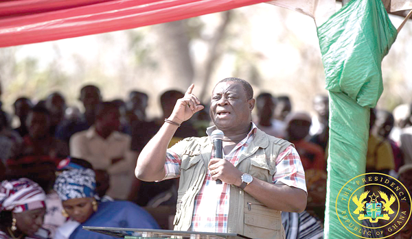 Mr Kwasi Amoako-Atta -  Minister of Roads and Highways