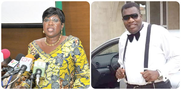 Mrs Dzifa Attivor(left) and Mr Marlon Anipa(right)