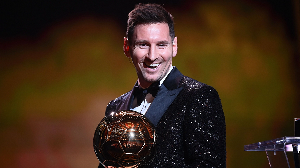 Lionel Messi wins Ballon d'Or