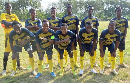 Line-up of Dzodze Heritage squad