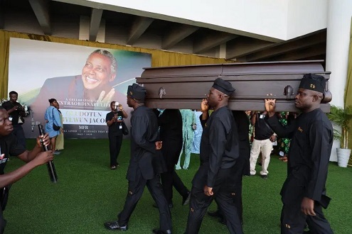 Nollywood icon Olu Jacobs laid to rest today