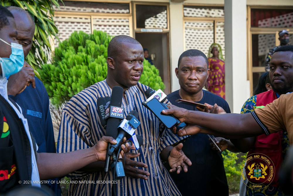 Mining train heards towards the north - Govt commits to stringent regulation
