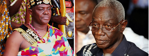  Osagyefo Oseadeeyo Agyemang Badu — Dormaahene and Dr Kwadwo Afari-Gyan — Former Chairman of the Electoral Commission