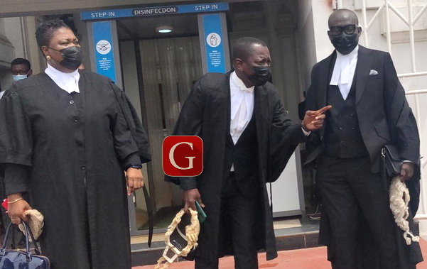 Mr Godfred Yeboah Dame, A-G (right) with his two deputies - Ms Diana Asonaba  Dapaah (left) and Mr Alfred Tuah - Yeboah