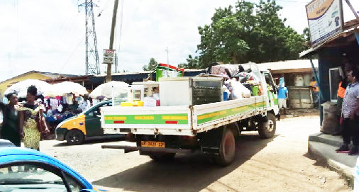 FLASHBACK: Some residents of the Buduburam Camp leaving following the expiration of deadline on September 30, 2021