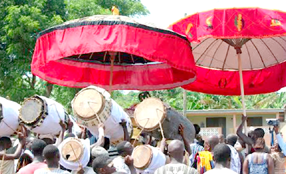 The Ohum festival of the  Akyems