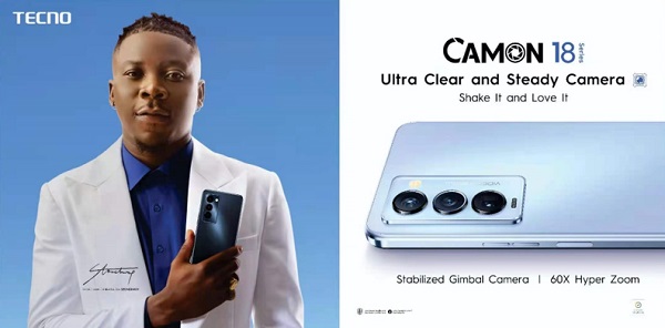 TECNO Mobile launches pre-order of the first Gimbal Camera Phone - CAMON 18
