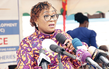 rs. Mavis Hawa Koomson, Minister of Fisheries and Aquaculture Development