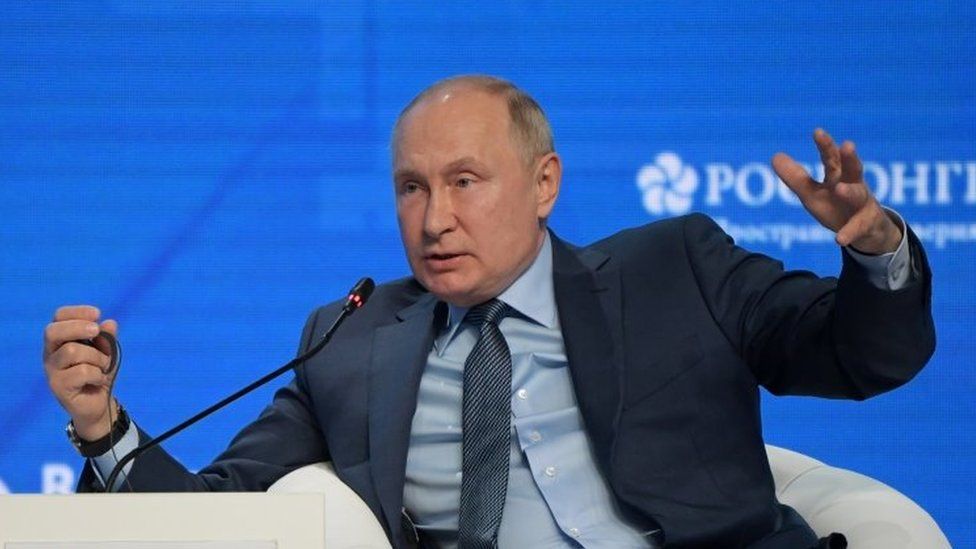 President Putin said Russia was ready to provide more gas to Europe if requested