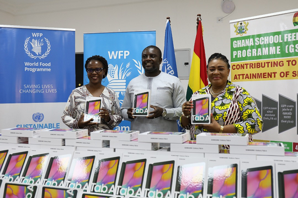 School Feeding monitoring now digitised as WFP donates 300 tablets