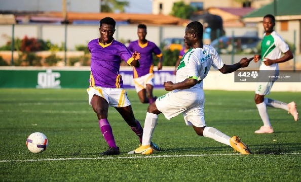 A scene from the Tema Youth and Bofoakwa match