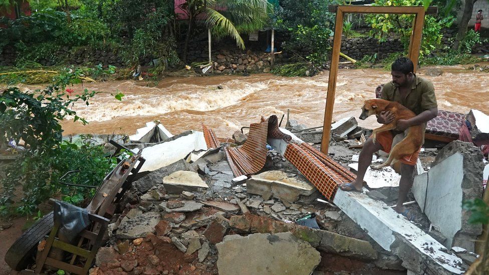 India floods: Dozens missing in deadly India disaster