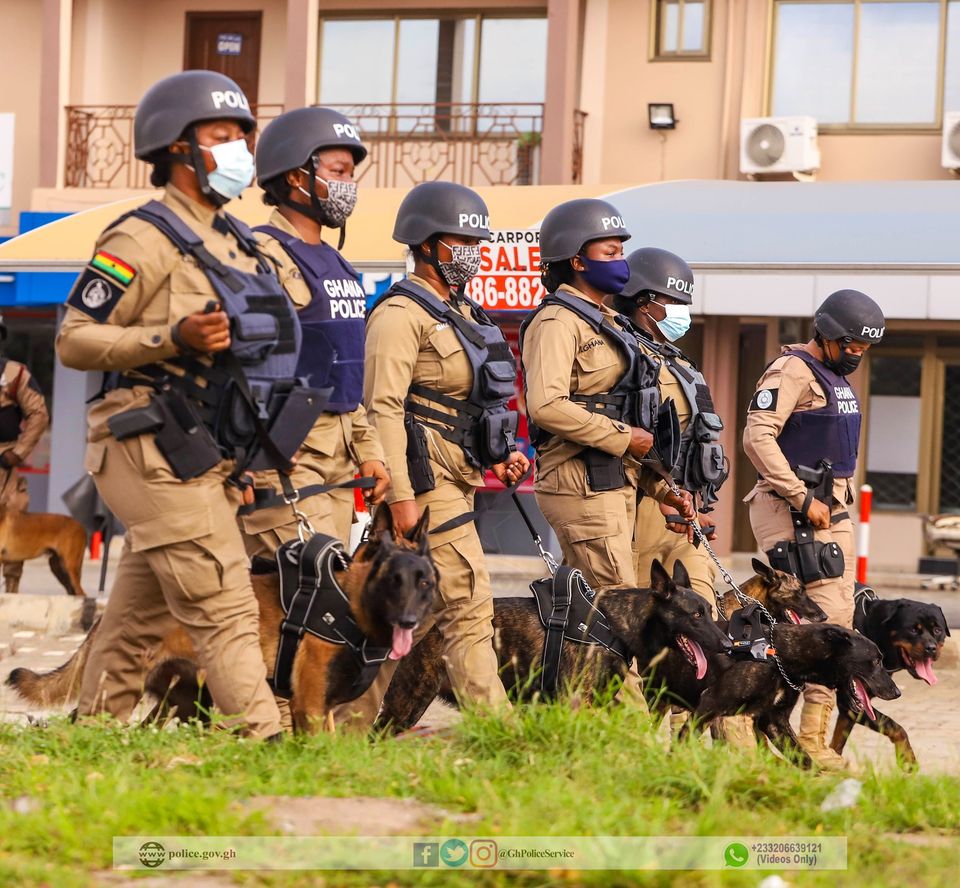 Ghana Police K-9 Unit 'lets dogs out'